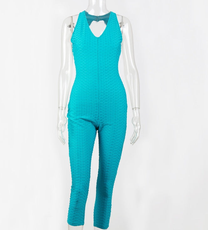 Women's Honey Comb Yoga Jumpsuit