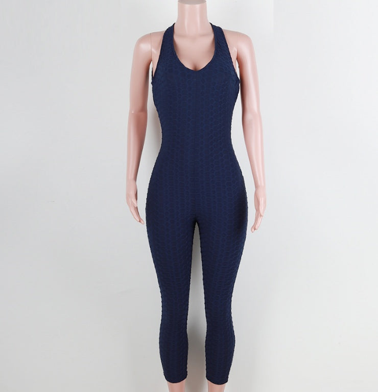 Women's Honey Comb Yoga Jumpsuit