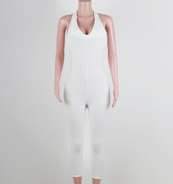 Women's Honey Comb Yoga Jumpsuit