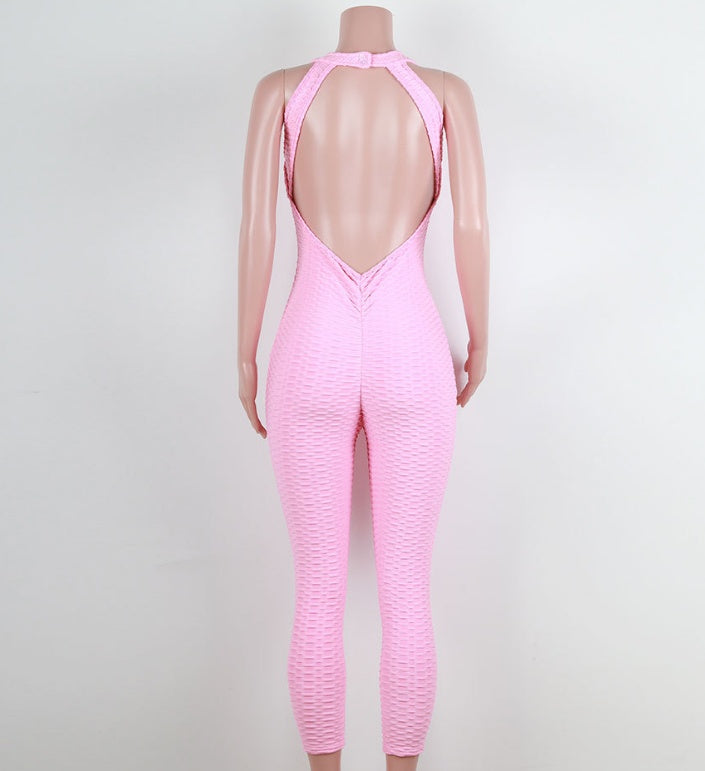 Women's Honey Comb Yoga Jumpsuit