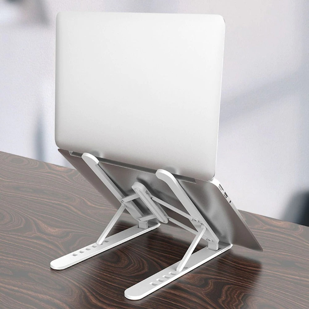 Adjustable Non-Slip Laptop Stand – 6 Gears, Portable Cooling Riser