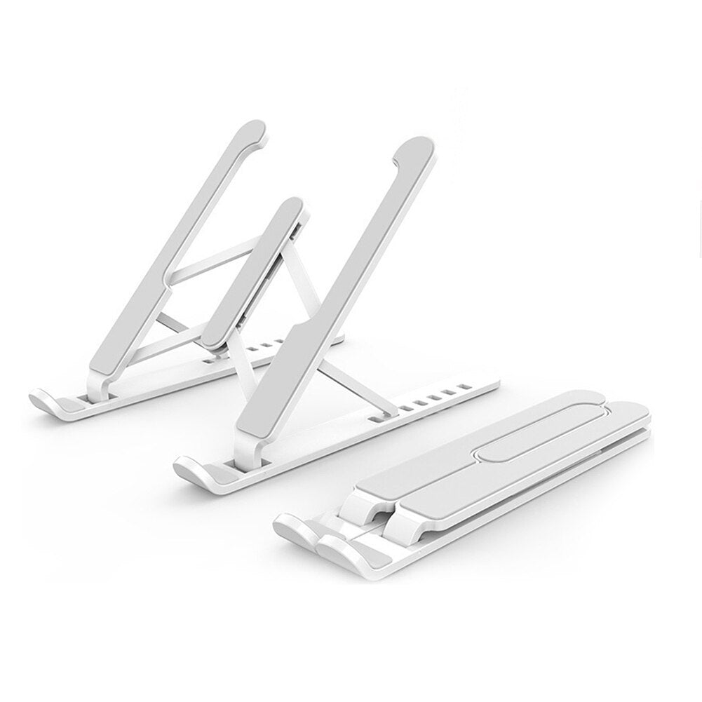 Adjustable Non-Slip Laptop Stand – 6 Gears, Portable Cooling Riser