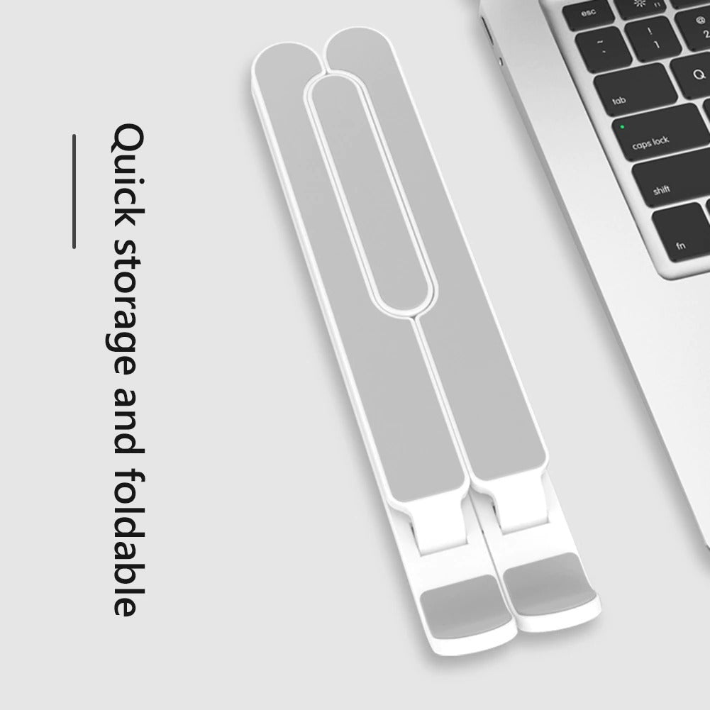 Adjustable Non-Slip Laptop Stand – 6 Gears, Portable Cooling Riser