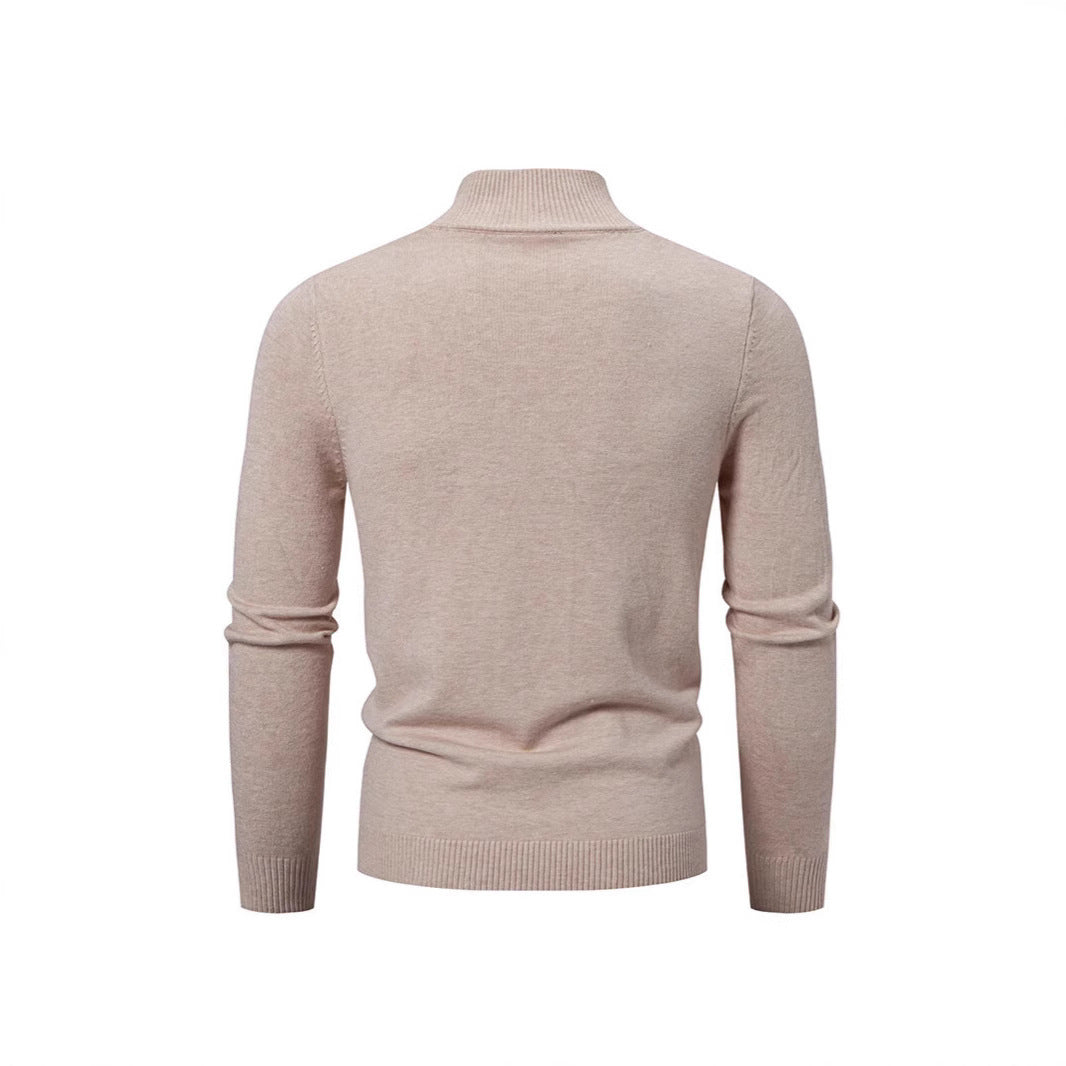 Zipper Style Cardigan Sweater
