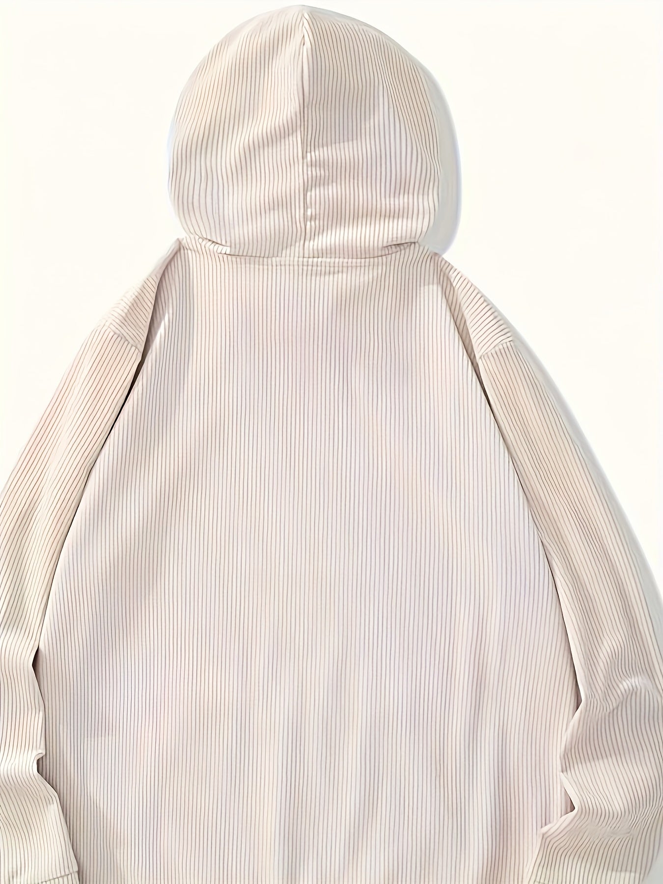 Apricot Unisex Jacquard Round Neck Hoodie